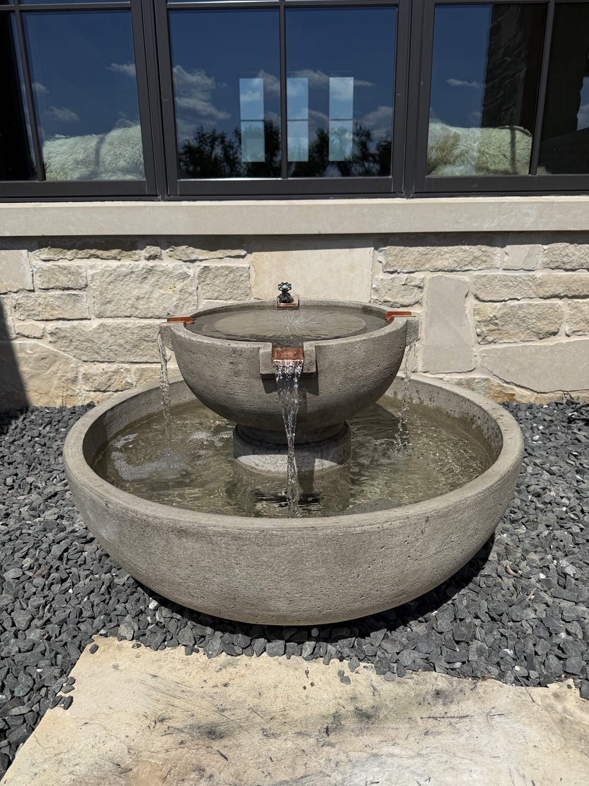 Water feature installation
